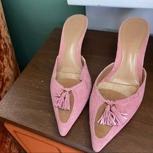 Ann Taylor suede pumps